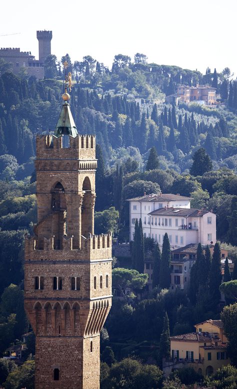 Tower of the Palazzo Vecchio Florence Travel, Palazzo Vecchio, Florence Tuscany, Voyage Europe, Tuscany Italy, Florence Italy, Beautiful Architecture, Macedonia, Favorite City