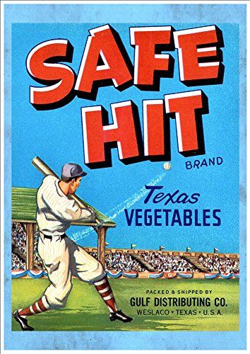 'Safe Hit Brand - Texas Vegetables' A Beautiful A4 Glossy... https://www.amazon.co.uk/dp/B077MJHD63/ref=cm_sw_r_pi_dp_x_gLTeAbZJ32B6W Weslaco Texas, Texas Print, Vegetable Crate Labels, Vegetable Crates, Ski Vintage, Fruit Crate Label, Vintage Ski Posters, Vintage Crate, Label Art