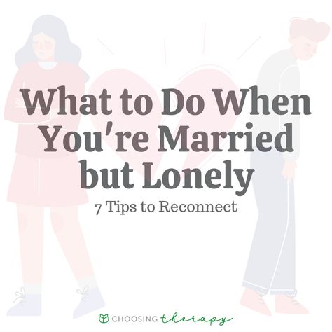 If you’re married but lonely, take inventory of what might be making you feel this way. The experience can stem from many things, such as being at odds with your partner or having no physical and/or emotional intimacy. Once you know why you’re feeling lonely, you can take steps to address it, which may include Married But Alone, Lonely Marriage, Emotional Intimacy, Couples Therapist, Feeling Of Loneliness, Feeling Disconnected, Small Acts Of Kindness, Married Men, Random Acts Of Kindness