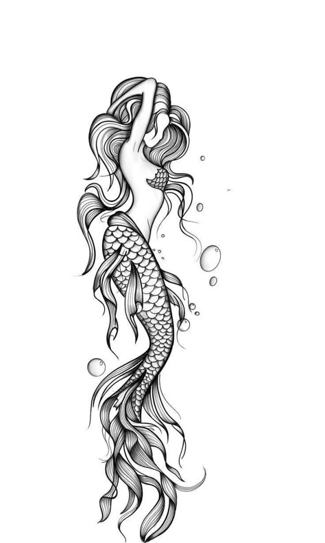 Growth Tattoos, Siren Tattoo, Mermaid Tattoo Designs, Meaning Tattoos, Tattoos Aesthetic, Pirate Tattoo, Guys Tattoos, Pisces Tattoos, Tattoos Arm