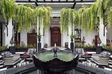 8 of the best luxury hotels in Bangkok that offer respite and relaxation - The Peak Magazine Riverside Pool, The Siam Hotel, Asia City, Courtyard Pool, Bangkok Hotel, Spa Offers, Fine Dining Restaurant, Luxury Accommodation, House Architecture Design