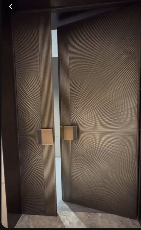 Door Pattern Design Modern, 2 Main Door Design Entrance, Modern Double Doors Entrance, Main Door Design Entrance Modern Luxury, Main Door Design Entrance Modern, Luxury Main Door, Veneer Door Design, Entrance Vestibule, House Hall Design