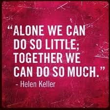 United We Stand - Divided We Fall — L.I.V.E. True Helen Keller Quotes, Team Quotes, Teamwork Quotes, Helen Keller, Teacher Quotes, Leadership Quotes, Work Quotes, Education Quotes, Together We Can