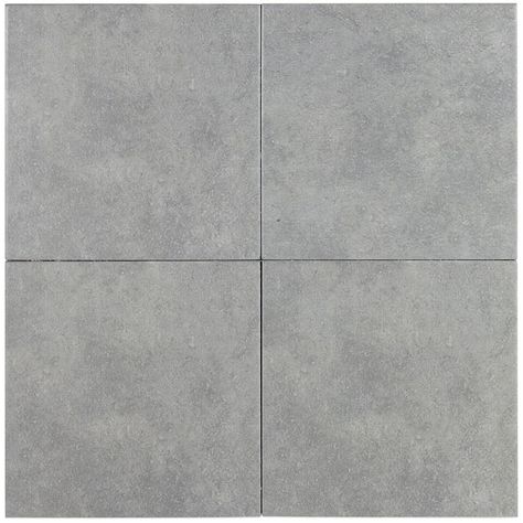 Artmore Tile Greige 20-Pack Dark Gray Porcelain (Common: ; Actual: 9-in x 9-in) in the Tile department at Lowes.com Cement Tile Texture, Floor Tiles Texture, Cement Texture, Flooring Texture, Grey Bathroom Tiles, Patchwork Tiles, Exterior Tiles, White Tile Floor, Floor Texture