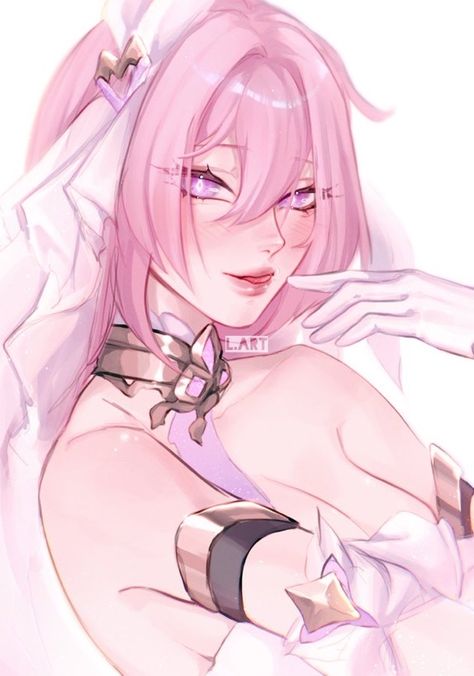 Elysia Honkai Impact Fanart, Elysia Fanart, Elysia Honkai, Elsword, Sakura Card, Honkai Impact, Pink Art, Ely, Amelie