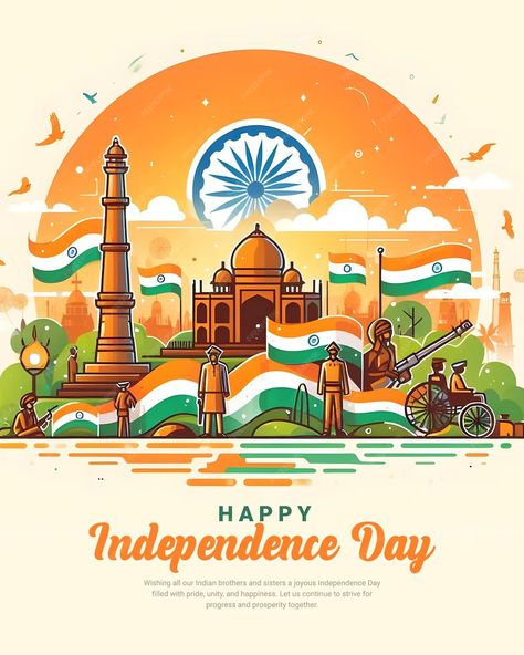 Premium PSD | Happy Independence Day India Freedom Celebration Social Media Post Banner Template Cubicle Wall, Happy Independence Day India, Independence Day Wishes, Indian Independence, Indian Independence Day, Independence Day India, Nature Background Images, Nature Background, Wall Designs