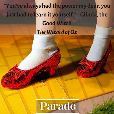 Wizard Of Oz Quotes Inspiration, Wizard Of Oz Dorothy Costume, Glenda The Good Witch, Wizard Of Oz Decor, Halloween Captions, Wizard Of Oz Quotes, Wizard Of Oz Book, Buddy Ebsen, Dorothy Costume