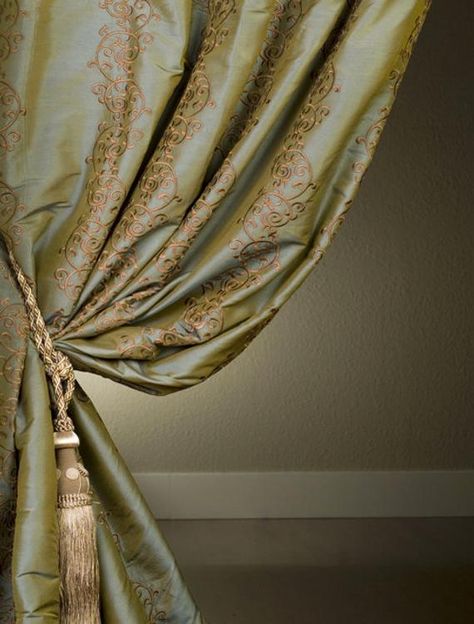 Beige Curtains, Half Price Drapes, Silk Curtains, Professional Decor, Decorative Sculpture, Custom Drapes, Drapery Panels, Curtain Designs, Trendy Decor