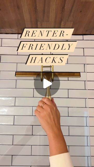 Sarah Lindner on Instagram: "No holes needed 🚫 save these renter-friendly & budget-conscious options! 🙌🏼 To shop: comment the word “link” for an automatic dm with the link or link on my stories & link in bio 🖤
Great if you don’t want holes in your walls/tile, or dorm rooms, apartments, and more!" Renter Friendly, Master Bath, Dorm Rooms, Consciousness, Wall Tiles, Link In Bio, Budgeting, Tile, Bath