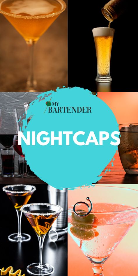 A drink taken in the hours leading up to bedtime is referred to as a “nightcap. ”#cocktails #drinks Night Cap Cocktails, Bedtime Cocktail, Nightcap Cocktails, Nightcap Drink, Night Cap Drink, Bartending Tips, How To Make Mead, Italian Liqueur, Italian Night