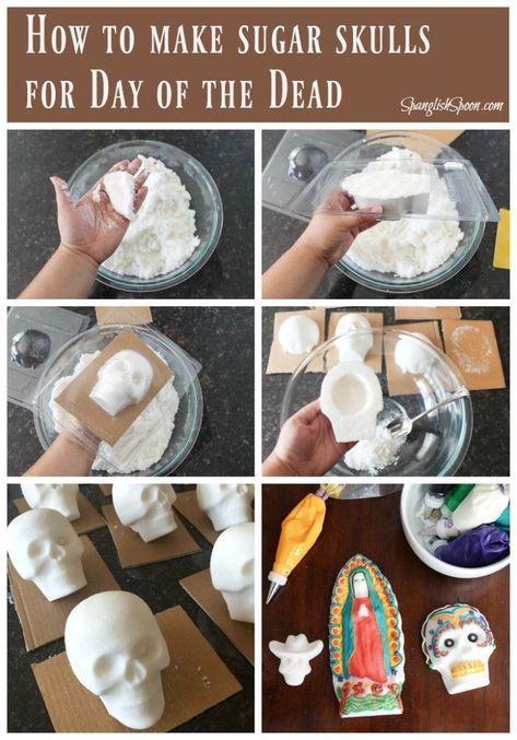 Day Of The Dead Desserts, Day Of The Dead Activities For Kids, Day Of The Dead Crafts For Kids, Day Of The Dead Activities, Sugar Skull Diy, Dia De Muertos Altar Ideas, Dia De Los Muertos Party Ideas, Sugar Skull Crafts, Day Of The Dead Altar