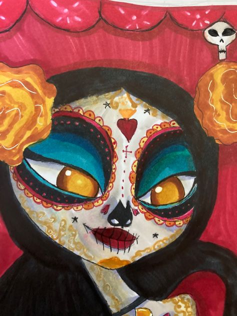 By Irisoka Ofrenda Drawing Ideas, La Muerte Book Of Life Drawing, Dia De Los Muertos Drawing Ideas, La Muerte Icons Book Of Life, La Muerte Book Of Life Cosplay, La Muerte Drawing Book Of Life, Book Of Life Costume, La Muerte Book Of Life, The Book Of Life La Muerte Art