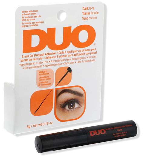 DUO BrushOn StripLash Adhesive Dark Hypoallergenic Latex  #MakeupBrushesIdeas Duo Lash Glue, Lash Adhesive, Eyelash Glue, Lash Glue, Strip Lashes, 30 Seconds, Makeup Brushes, Eyelashes, Beauty And Personal Care