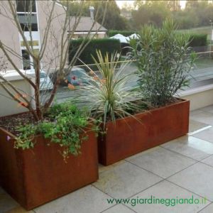 arredo giardino in acciaio corten New Homes, Design