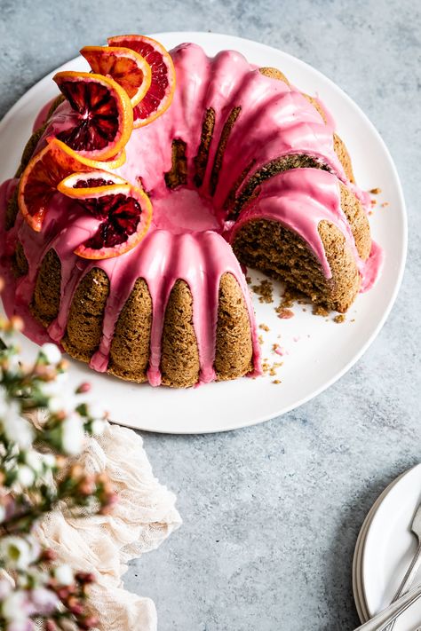 Gluten Free Bundt Cake, Orange Coffee Cake, Cranberry Orange Bundt Cake, Orange Bundt Cake, Citrus Cake, Orange Icing, Winter Breakfast, Orange Coffee, Spring Brunch