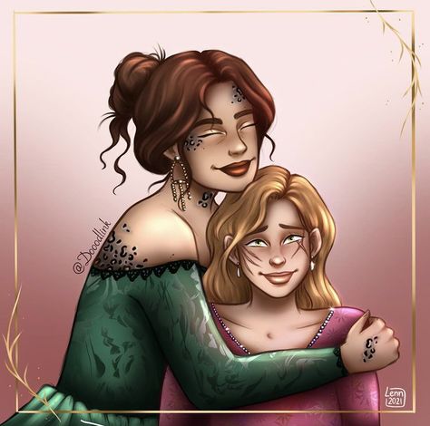 Lysandra And Evangeline Fanart, Evangeline And Lysandra, Throne Of Glass Evangeline, Evangeline Tog Fanart, Evangeline Throne Of Glass Fanart, Evangeline Tog, Lysandra And Evangeline, Glass Quotes, Throne Of Glass Characters