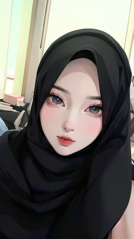 Hijab Anime, Hijab Art, Anime Hijab, Awareness Tattoo, Muslimah Wedding Dress, Barbies Pics, A Level Art Sketchbook, Dreamy Photography, Anime Muslim