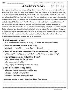 2nd-3rd Grade Reading Fluency Passages with Comprehension Questions 70% OFF 3 Grade Reading Worksheets, 3rd Grade Reading Comprehension Passages, Ask And Answer Questions Second Grade, 2nd Grade Reading Comprehension Worksheets Free Printable, Comprehension Passages 2nd Grade, 4th Grade Reading Comprehension Passages, Comprehension For Grade 2, Reading Comprehension Grade 3, Second Grade Reading Comprehension