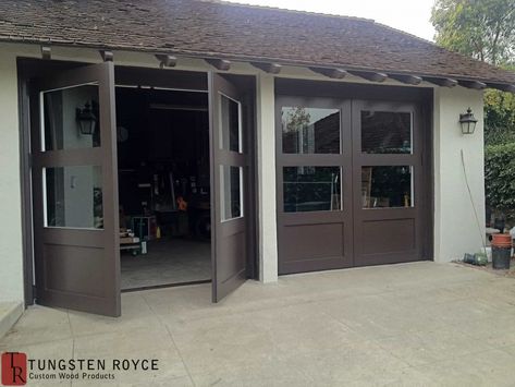 Bifold Garage Doors, Unique Garage Doors, Carriage Garage, Custom Wood Garage Doors, Aluminium Garage Doors, Metal Garage Doors, Garage Windows, Pool House Decor, Carriage Garage Doors