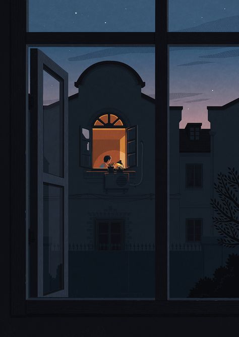 Night Window, Wattpad Background, Window Illustration, Window Drawing, Night Illustration, Animation Illustration, Disney Princess Pictures, Designer Art, Character Wallpaper