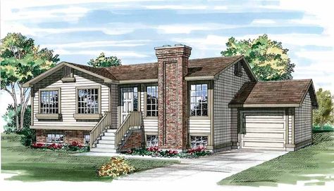 Cottage House Plan with 1040 Square Feet and 3 Bedrooms(s) from Dream Home Source | House Plan Code DHSW03968 Small House Exterior, Shaped Kitchen, Cottage Floor Plans, House Pictures, Sims Building, Tiny House Floor Plans, Sims House Plans, Save File, Coat Closet