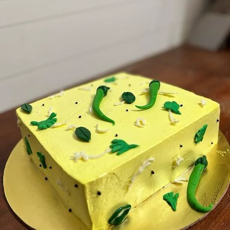 Dhokla theme cake for food lover Lover Cake, Khaman Dhokla, Theme Cake, Food Themes, Themed Cakes, Food Lover, Cake, Quick Saves, Design