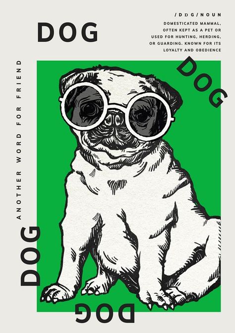 Dog Poster Design, Pug Sketch, Funny Templates, Animal Shelter Design, Idea Template, Sketch Dog, Top Inspiration, International Dog Day, Ugly Dogs