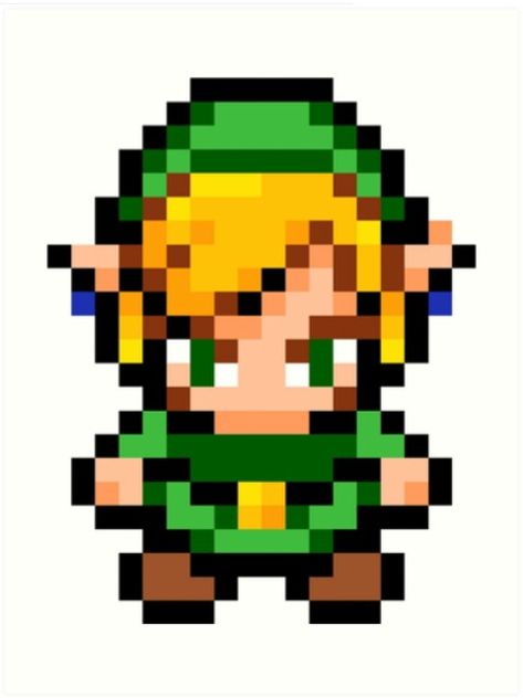 Link pixel Pixel Link Zelda, Legend Of Zelda Pixel Art, Link Sprite, Link Pixel Art, Zelda Pixel Art, Link Zelda Art, Nintendo Logo, Pixel Tattoo, Zelda Funny