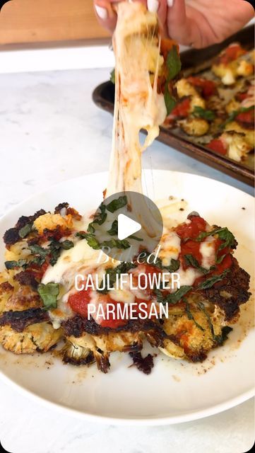 Erin Clarke | Easy Healthy Recipes on Instagram: "BAKED CAULIFLOWER PARMESAN. You voted for which recipe I should share from my first cookbook, and it’s the winner!

I didn’t think I could love any recipes more than my first cookbook...but my second cookbook (which comes out next month!!) might be even better! 

Preorder my 2nd book #WellPlatedEveryDay today and I’ll send you early access to some of the recipes, exclusive recipes, and an invite to a live cooking class. Guys, it is GOOOOOD. Don’t miss out!

Comment “BOOK” for a link to purchase, or if you already have and need your freebie, comment “BUNDLE”

Of course you can find everything at the link in my @wellplated bio!

This full recipe is in my first cookbook, The Well Plated Cookbook. It’s on sale on Amazon for $17 today!

#caulifl