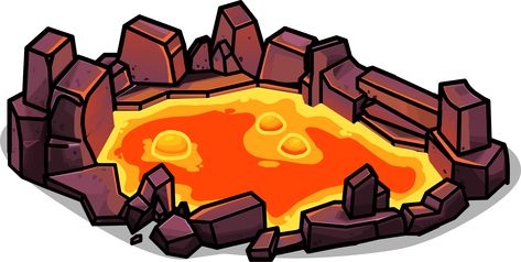 Lava Powers, Flow Graphic Design, Lava Elemental, Lava Animation, Lava Background Concept Art, Lava Planet Concept Art, Volcano Game, Flow Illustration, Volcanic Environment