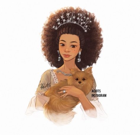 Queen Charlotte Bridgerton Fanart, Bridgerton Book Fanart, Queen Charlotte Fanart, Bridgerton Drawing, Bridgerton Couples, Bridgerton Francesca, Bridgerton Fanart, History Drawings, Pretty Artwork