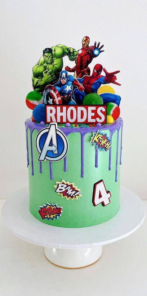 Hulk birthday cake, Hulk cake, Hulk-themed cake, hulk theme birthday cake, hulk birthday cake ideas, hulk cake ideas Superhero Theme Cake, Hulk Cake Ideas, Hulk Cake Design, Hulk Birthday Cake, Incredible Hulk Cake, Captain America And Thor, Hulk Birthday Cakes, Hulk Theme, Hulk Cake