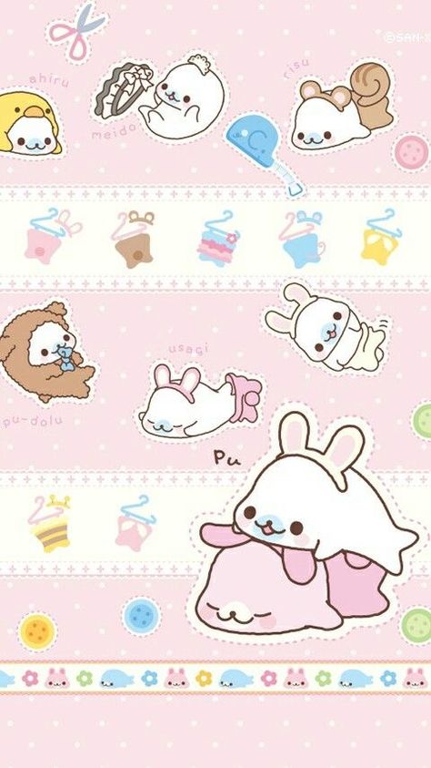 Mamegoma Wallpapers, Ios16 Layout, Confetti Sprinkles, Kawaii Core, Sanrio Wallpaper, Cute Animal Drawings Kawaii, Soft Cute, Hello Kitty Pictures, Star Wallpaper