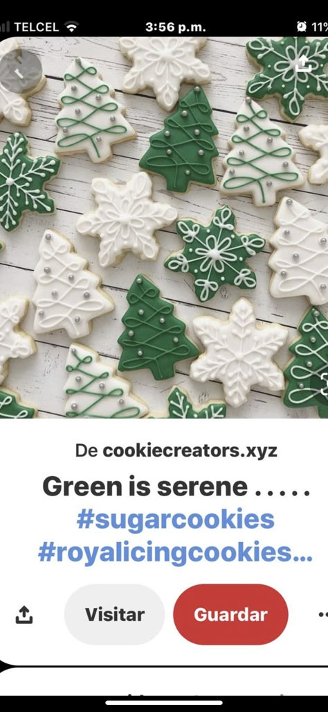 Christmas Cookie Cutouts Decorating, Sugar Cookie Ideas Decorated Christmas, Mid Century Modern Christmas Tablescapes, Christmas Tree Sugar Cookies Royal Icing, Sugar Cookie Tree Decorating, Christmas Cookies Decorations, Simple Christmas Cookies Royal Icing, Simple Christmas Cookie Designs, Christmas Cookie Designs Royal Icing