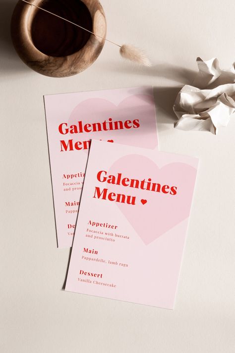 Editable Galentines dinner/brunch menu template.

Template, Instant Download, Valentines, Girls Night In, Food Menu, Dinner Party

Who said you can't celebrate valentines day with your girls? This beautifully crafted template is designed to add a touch of elegance and fun to your Galentines dinner party or brunch. Valentines Girls Night, Girly Dinner Party, Menu Dinner Party, Girls Night In Food, Lamb Ragu, Vanilla Cheesecake, Galentines Party, Girls Night In, Dinner Party Menu