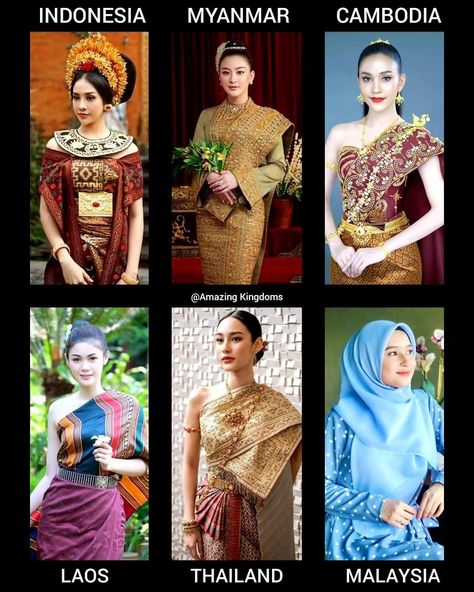 British Traditional Dress, Indonesian Fashion Traditional, Singapore Traditional Dress, Ladies Traditional Dress, Malaysia Traditional Clothes, Traditional Malay Clothes, Traditional Indonesian Clothing, Costume Diy Kids, Malaysia Women