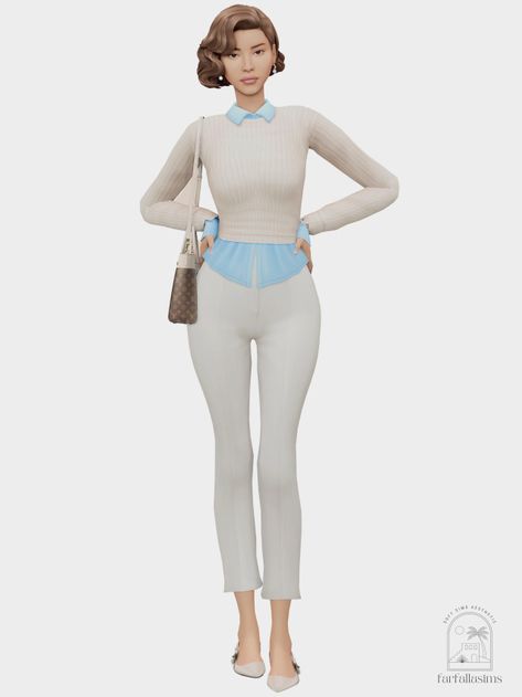 F a r f a l l a 🖤 Sims 4 Old Lady Cc, Sims Elegant Cc, Sims 4 Rich Clothes, Sims 4 Cc Rich Mom Clothes, Sims 4 Cc Rich Clothes Maxis Match, Classy Outfits Sims 4 Cc, Sims 4 Coat Cc, Sims 4 Long Sleeve Dress, Sims 4 Outfits Cc