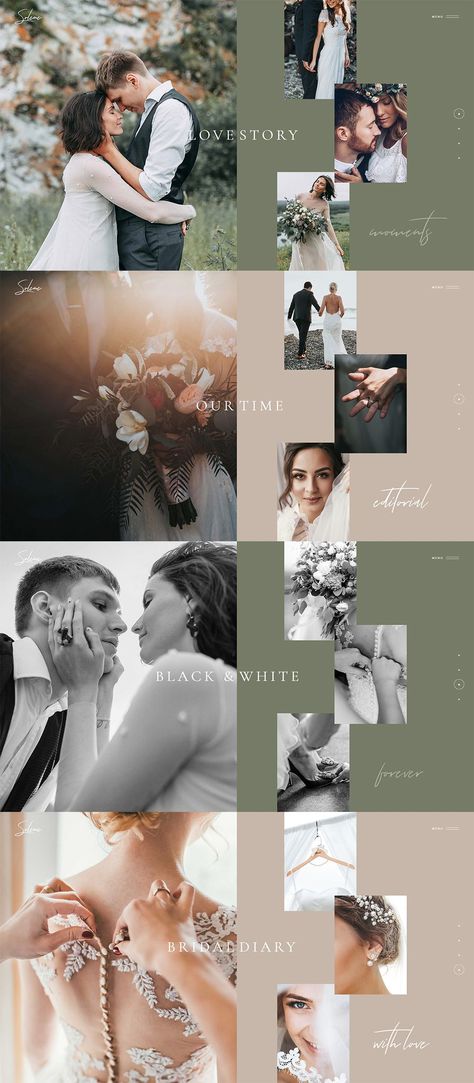 Photographer Portfolio Layout, Portfolio For Photographers, Wedding Portfolio Design, Wedding Photography Portfolio, Photography Template Design, Wedding Photo Design, Portfolio Design Layout Photography, Photography Portfolio Design, Wedding Photo Layout