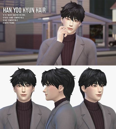 Los Sims 4 Mods, Sims 4 Men Clothing, Sims 4 Cc Hair, Sims 4 Hair Male, Sims 4 Male Clothes, The Sims 4 Skin, Sims 4 Anime, Pelo Sims, Sims 4 Mm Cc