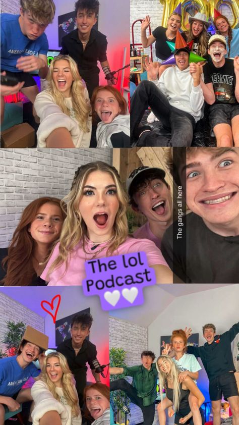 Check out the LOL podcast on Spotify, YouTube, or apple podcast. P.s. they are so good and funny Kate Baker, Apple Podcast, Podcast On Spotify, Best Youtubers, Funny Clips, P S, Youtubers, Podcast, Celebrities