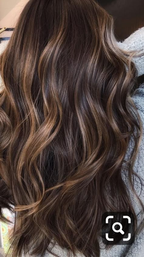 Brown Sugar Brunette, Md Hairstyles, Brown Sombre, Ecaille Hair, Brunette Hair Color With Highlights, Balayage Caramel, Baylage Hair, Sombre Hair, Dimensional Brunette