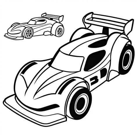 Coloring Page, Race Cars, Coloring Pages, Toys, Color, Colouring Pages