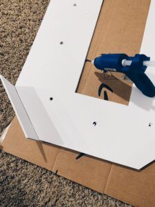 DIY Light Up Marquee Numbers – Lifestyle with Andrea Marquise Letters Diy, Diy Light Up Marquee Letters, Diy Light Letters How To Make, Diy Light Up Numbers Cardboard, Number Marquee Lights Diy, Diy Giant Marquee Letters, Light Up Numbers Giant Diy, Diy Marquee Numbers Foam Board, Diy Light Up Numbers