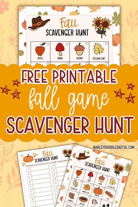 Celebrate the autumn season with our free printable fall scavenger hunts! There are two versions, one for both younger kids and older kids. It's such a fun fall activity idea and it's totally free. Autumn Scavenger Hunt For Kids, Fall Scavenger Hunt For Kids Printable, Fall Scavenger Hunt For Kids, Scavenger Hunt Ideas For Kids, Fall Scavenger Hunt, Scavenger Hunt Printable, Free Thanksgiving Printables, Preschool Fall, Photo Scavenger Hunt