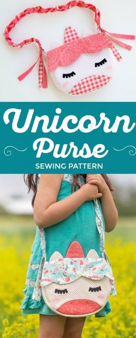 Unicorn Purse, Holiday Hand Towels, Purse Sewing, Trendy Sewing Projects, Purse Sewing Patterns, Pattern Purse, Diy Bags Patterns, Costura Diy, Sewing Purses