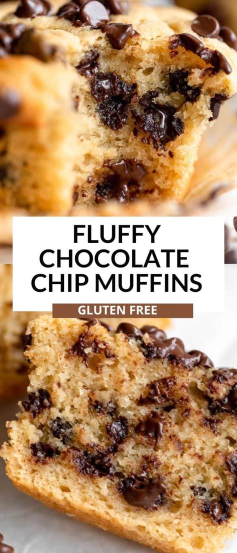 Dairy Free Greek Yogurt, Gluten Free Chocolate Chip Muffins, Choc Chip Muffins, French Chocolate, Dairy Free Chocolate Chips, Gluten Free Chocolate Chip, Banana Chocolate Chip Muffins, Tim Hortons, Gluten Free Muffins