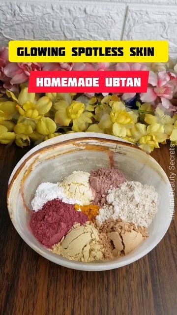 YAMINI on Instagram: "Homemade Ubtan Powder for Soft, Smooth, Clear and Glowing Skin. Follow @indianbeautysecrets for more such updates. #skin#skincare#insta#instagood#instagram#skinbrightening#brightskin#glowingskin#facemask#facepack#reels#viralreels#pigmentation#acne#pimples#darkspots#antiaging#wrinkles#finelines#clearskin#ubtan#homemadeubtan#ayurveda" Ubtan Recipe Homemade Glowing Skin, Ubtan Recipe Homemade, Skincare Diy Recipes, Indian Beauty Secrets, Clear And Glowing Skin, Powder Recipe, Homemade Beauty, Homemade Beauty Tips, Body Powder