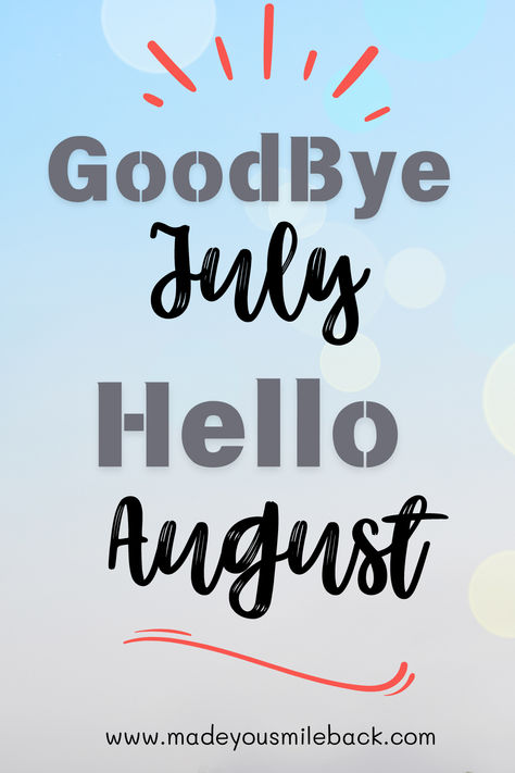 ✨ Say farewell to July and welcome August with open arms! 🌈 Embrace the new month’s opportunities, adventures, and sunny days ahead. 🌺 Let’s make August unforgettable! 💖  #GoodbyeJuly #HelloAugust #NewMonth #SummerVibes #MonthlyRefresh Goodbye July Hello August, Goodbye July, July Hello, Welcome August, Showing Gratitude, Hello August, Open Arms, New Month, You Smile