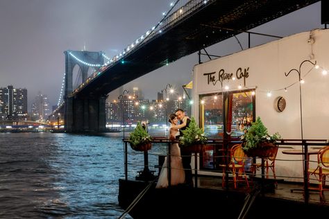 River Cafe Wedding, Welcome Dinner Celestine, 1 Hotel Brooklyn · Jenny Fu - New York Wedding Photographer Romantic Wedding River Cafe Brooklyn, Wedding Welcome Dinner, Vera Wang Engagement Rings, Brunch Event, Cafe Wedding, Welcome Dinner, Tiffany Engagement Ring, 1 Hotel, New York Photos