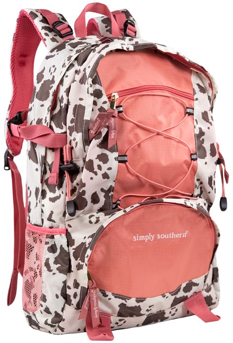 This Simply Southern Backpack has a style for everyone! Use it for class or vacation! With multiple zippered compartments, padded straps, the whole family will be wanting one of these packs. Store all your essentials in this Simply Southern backpack this season! Large zippered compartment with tablet sleeve and two pockets 4 smaller zippered compartments, 2 side pockets Top handles with clasp Adjustable padded straps and back Height: 17” Style # 0222-BACKPACK Casual Country Outfits, Cowgirl Accessories, Western Wear Outfits, Cute Country Outfits, Western Style Outfits, Cute Nikes, Cute Backpacks, Tablet Sleeve, Simply Southern